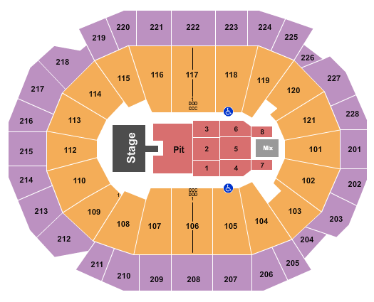 Fiserv Forum Cody Johnson Seating Chart